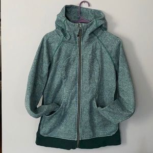 Lululemon Scuba Hoodie SZ 12 green